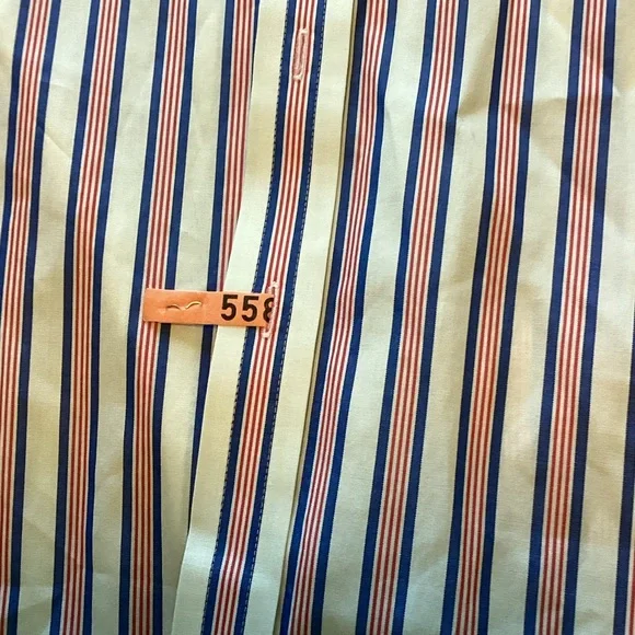 Turnbull & Asser Multicolor Striped Dress Shirt 16.5 - Picture 4 of 8